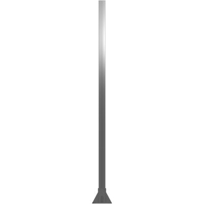 K1-1400-ZFA VERTICAL POST-4 SIDED FOOT, YELLOW INSERT, NO END CAP 45 MM X 45 MM X 1400 MM TALL, FULLY ASSEMBLED