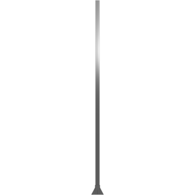 K2-2135-ZFA VERTICAL POST-4 SIDED FOOT, YELLOW INSERT, NO END CAP 45 MM X 90 MM X 2135 MM TALL, FULLY ASSEMBLED