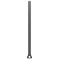 VERTICAL POST-4 SIDED FOOT, YELLOW INSERT, NO END CAP 90 MM X 90 MM X 2135 MM TALL, FULLY ASSEMBLED