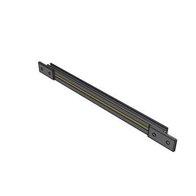 L1-0505-YTA 505MM LONG HALF STRAP, MOUNTS HORIZONTAL ON 600MM WIDE SINGLE WALL SECTIONS