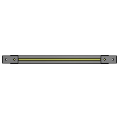 L1-0528-YTA 528MM LONG HALF STRAP, MOUNTS HORIZONTAL ON 1200MM WIDE DOUBLE WALL SECTIONS