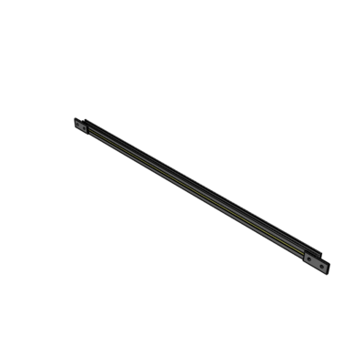 L1-1155-YTA 1155MM LONG HALF STRAP, MOUNTS VERTICALLY ON 1400MM TALL GUARD SECTIONS
