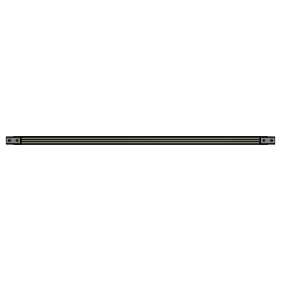 L1-1455-YTA 1455MM LONG HALF STRAP, MOUNTS VERTICALLY ON 1700MM TALL GUARD SECTIONS