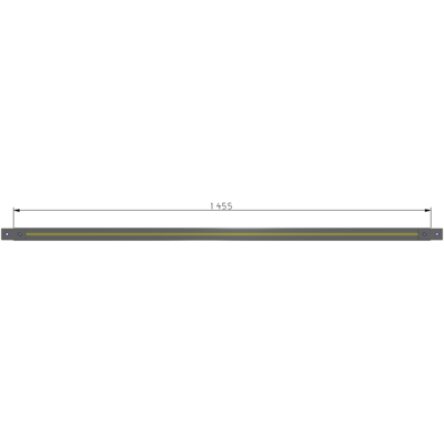 L1-1455-YTA 1455MM LONG HALF STRAP, MOUNTS VERTICALLY ON 1700MM TALL GUARD SECTIONS