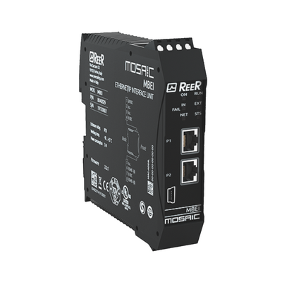 1100154 REER FIELDBUS COMMUNICATION EXPANSION UNIT, ETHERNET IP, CLAMP TERMINAL BLOCKS, HEIGHT 36MM(MBEIC)