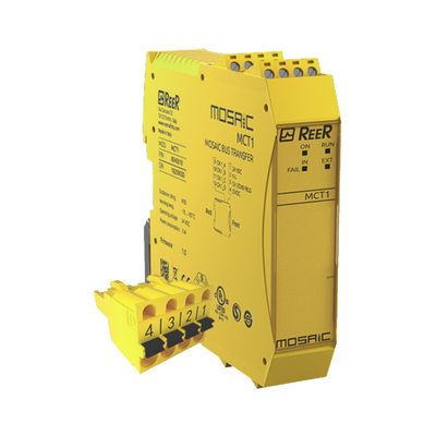 REER REMOTE CONNECTION EXPANSION, 1-LINE BUS TRANSFER, CLAMP TERMINAL BLOCKS, HEIGHT 36MM(MCT1C)