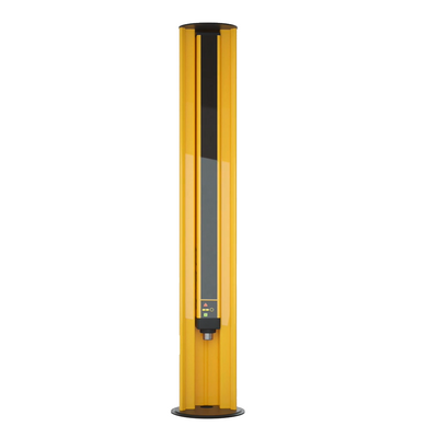1200519 REER FLOOR MOUNT COLUMN, 80X80MM, H=1200MM, ANODISED ALUM, STAINLESS STEEL ACCESS(FMC-B18 1200 SS)