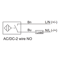 NI22-ZG30-OP6L ELCO S.S. THREADED CYLINDRICAL INDUCTIVE SENSOR M30, SWITCHING DISTANCE 22 MM, NON-FLUSH, IP68, -40 TO 85 DEG C, PNP NO, CABLE PUR 2 M