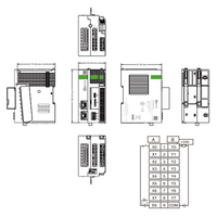 LOGIC X1-016P301 ELCO PROG LOGIC CONT X1 SERIES, RJ45 ETHERNET, SUPPORT MODBUSTCP, OPCUA, SOCKET COM, ETHERCAT MASTER, RS-232+RS-485, 8DI +8DO (PNP)