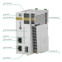 LOGIC X3-432N311 ELCO MOTION CONTROLLER X3 SERIES, RJ45 ETHERNET, SUPPORT MODBUSTCP, OPCUA, SOCKET COM, ETHERCAT MASTER, RS-232+RS-485, 8DI (4HDI)+8DO(4HDO) (NPN)