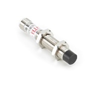 FCM2-1204A-AUL3 HTM INDUCTIVE SENSOR<BR>4MM RANGE 12MM BODY BRASS NO 20-250VAC 3 PIN M12