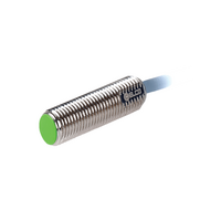 ELCO THREADED CYLINDRICAL INDUCTIVE SENSOR M08, SWITCHING DISTANCE 2 MM, FLUSH, IP68, -30 TO 85 DEG C, 2-WIRE DC, CABLE 2 M
