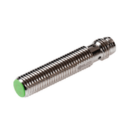 ELCO THREADED CYLINDRICAL INDUCTIVE SENSOR M12, SWITCHING DISTANCE 4 MM, FLUSH, IP68, -30 TO 85 DEG C, 2-WIRE AC/DC, M12 CONNECTOR
