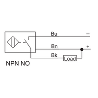 NI22-G30-CP6L ELCO THREADED CYLINDRICAL INDUCTIVE SENSOR M30, SWITCHING DISTANCE 22 MM, NON-FLUSH, IP68, -30 TO 85 DEG C, PNP NC, CABLE 2 M