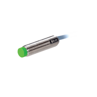 ELCO THREADED CYLINDRICAL INDUCTIVE SENSOR M08, SWITCHING DISTANCE 4 MM, NON-FLUSH, IP68, -30 TO 85 DEG C, 2-WIRE DC, CABLE 2 M