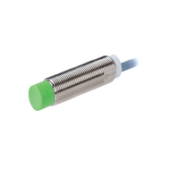 ELCO THREADED CYLINDRICAL INDUCTIVE SENSOR M12, SWITCHING DISTANCE 6 MM, NON-FLUSH, IP68, -30 TO 85 DEG C, 2-WIRE AC/DC, CABLE 2 M