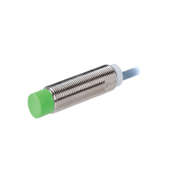 ELCO S.S. THREADED CYLINDRICAL INDUCTIVE SENSOR M12, SWITCHING DISTANCE 6 MM, NON-FLUSH, IP68, -40 TO 85 DEG C, NPN NC, CABLE PUR 2 M