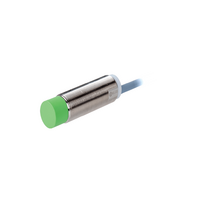 ELCO S.S. THREADED CYLINDRICAL INDUCTIVE SENSOR M18, SWITCHING DISTANCE 12 MM, NON-FLUSH, IP68, -40 TO 85 DEG C, NPN NC, CABLE PUR 2 M