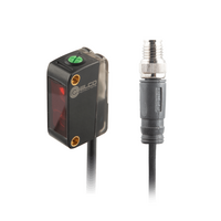 ELCO PHOTOELECT SENSOR, OS10S-SERIES, DIFF W/ BGS, INFARED+RED IND, OR:50-1000MM, TEACH, NPN, LO/DO, -20TO60 DEG C, SW FRQ:30HZ, 0.3 M+M12 4-PIN