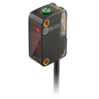 ELCO PHOTOELECT SENSOR, OS10S-SERIES, DIFF W/ BGS, INFARED+RED IND, OR:50-1000MM, TEACH, NPN, LO/DO, -20TO60 DEG C, SW FRQ:30HZ, CABLE 2M