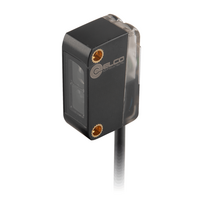 ELCO POLARIZED RETRO-REFLECTIVE SENSOR OS10S-SERIES, RED BEAM, OR:3M, NPN, LO/DO, 10 TO 30VDC, -20 TO 60 DEG C, SW FRQ:800HZ, IP67, CABLE 2 M