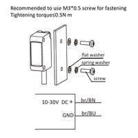 OS10S-S6 ELCO PHOTOELECT SENSOR, OS10S-SERIES, OPPOSED EMITTER, RED BEAM, OR:10 M, 10TO30VDC, -20TO60 DEG C, CABLE 2M