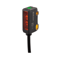 ELCO PHOTOELECT SENSOR, OS22-SERIES, DIFF W/ BGS, RED BEAM, OR:10-120MM, NPN, DO, -10TO50 DEG C, SW FRQ:200HZ, CABLE 2M