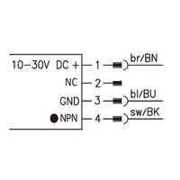 OS4-EDN6-0.3-Q8 ELCO PHOTOELECT SENSOR, OS4-SERIES, FRONT-OPPOSED, RECEIVER, RED BEAM, OR:1 M, NPN, DO, 10TO30VDC, -10TO55 DEG C, SW FRQ:800HZ, 0.3 M CABLE+M8 4-PIN