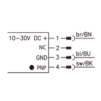 OS4-EDP6-0.3-Q8 ELCO PHOTOELECT SENSOR, OS4-SERIES, FRONT-OPPOSED, RECEIVER, RED BEAM, OR:1 M, PNP, DO, 10TO30VDC, -10TO55 DEG C, SW FRQ:800HZ, 0.3 M CABLE+M8 4-PIN