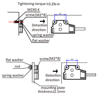 OS4-S6 ELCO PHOTOELECT SENSORS, OS4-SERIES, FRONT-OPPOSED, EMITTER, RED BEAM, OR:1 M, 10TO30VDC, -10TO55 DEG C, CABLE 2M