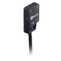 ELCO PHOTOELECT SENSORS, OS4B-SERIES, SIDE-OPPOSED, EMITTER, RED BEAM, OR:1 M, 10TO30VDC, -10TO55 DEG C, CABLE 2M