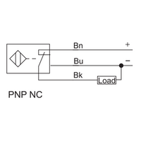 NI12-ZG18-CP6L-Q12 ELCO S.S. THREADED CYLINDRICAL INDUCTIVE SENSOR M18, SWITCHING DISTANCE 12 MM, NON-FLUSH, IP68, -40 TO 85 DEG C, PNP NC, M12 CONNECTOR