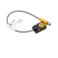 TURCK INDUCTIVE RECTANGULAR SENSOR<BR>5MM RANGE 8MM BRASS NO 10-65VDC 3 PIN PICO/0.2M