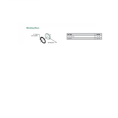 124-151 NUMATICS/AVENTICS BLOCKING DISC<BR>MK3 SERIES