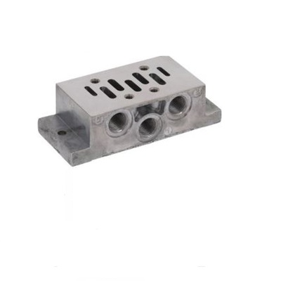 NUMATICS/AVENTICS VALVE BASE&lt;BR&gt;ISO1 5599/1 SERIES 1/4&quot; G SIDE PORTS