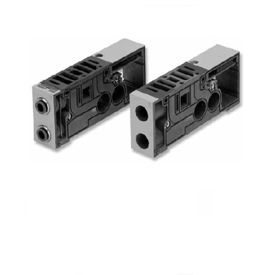 NUMATICS/AVENTICS MANIFOLD BLOCK&lt;BR&gt;ISO 18MM SERIES 1/8&quot; G S/B PORTS DZB (Z2)