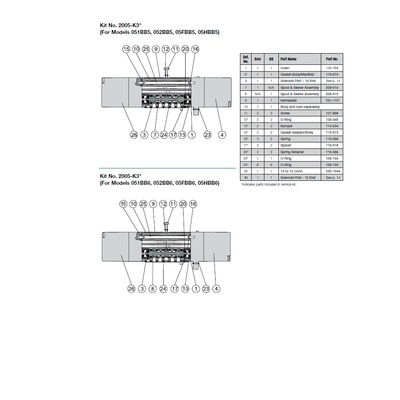 113-574 NUMATICS/AVENTICS VALVE PART<BR>2005 SERIES GASKET BLANK PLATE
