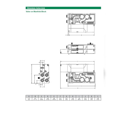 05HBA4Z1ML00061 NUMATICS/AVENTICS SOL-PILOT VALVE/MANIFOLD<BR>2005 SERIES 4/2 SPR RTN 24VDC 8MM TUBE, SZB