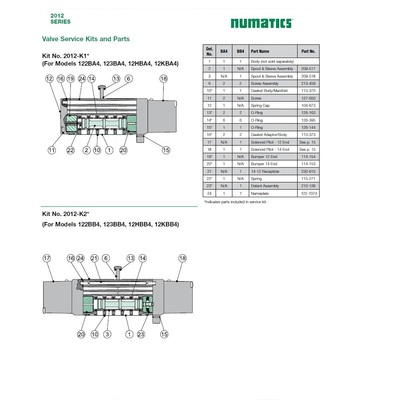 122-1074 NUMATICS/AVENTICS VALVE PART<BR>2012 SERIES VALVE NAMEPLATE