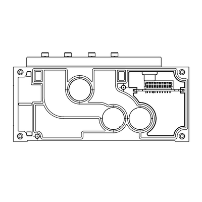 BLANK PLATE ON A MANIFOLD BLOCK - 2035 SERIES TPS