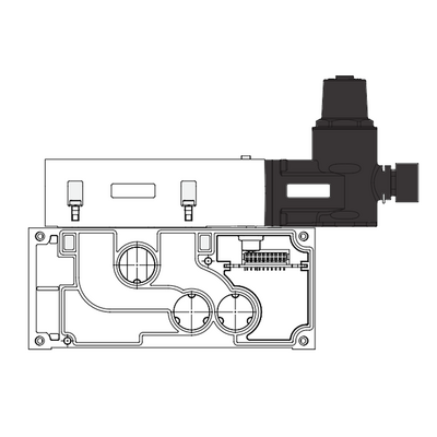 REGULATOR ON A MANIFOLD BLOCK - 2035 SERIES TPS