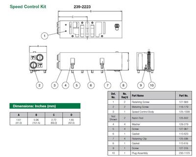 SANDWICH SPEED CONTROL - 2035 SERIES TPS