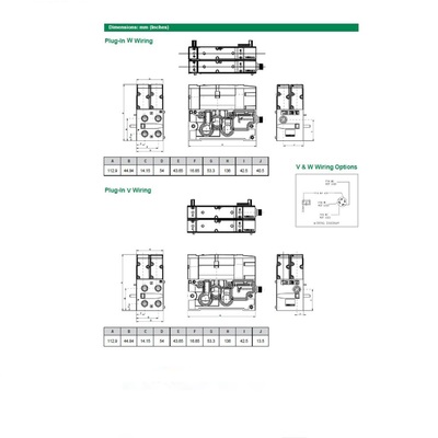 K503AMM2KVA0020 NUMATICS/AVENTICS AUX POWER MANIFOLD BLOCK<BR>503 SERIES 2 STA 10MM TUBE SIDE PORTS DZB 4 PIN MICRO STA 1 (ISO 15407-2)
