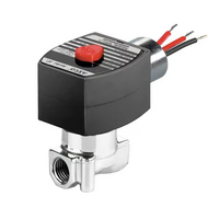 ASCO STAINLESS STEEL PROCESS SOLENOID VALVE 8262 SERIES 2/2 NC SPR RTN 110VAC, 0.21CV, 1/8" NPT