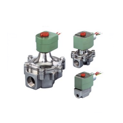 ASCO ALUMINUM SOLENOID VALVE&lt;BR&gt;8215 SERIES 2/2 NC SPR RTN 24VDC, 21CV, 1&quot; NPT