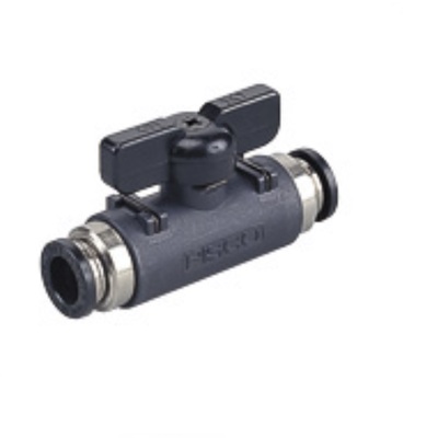 PISCO NP BRASS BALL VALVE&lt;BR&gt;8MM TUBE UNION, T HANDLE