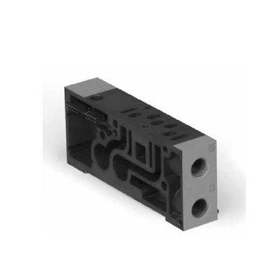 NUMATICS/AVENTICS MANIFOLD BLOCK&lt;BR&gt;ISO 26MM SERIES 1/4&quot; NPT S/B PORTS DZB (Z2)