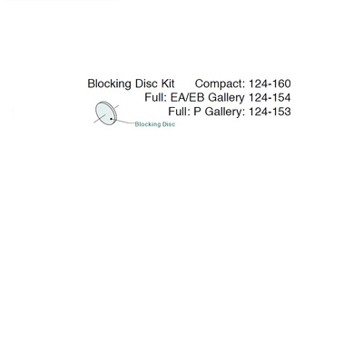 124-154 NUMATICS/AVENTICS BLOCKING DISC<BR>MK55 SERIES PORTS "EA/EB"