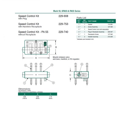 230-347 NUMATICS/AVENTICS MANIFOLD PART<BR>MK55 SERIES PLUG IN RECEPTACLE