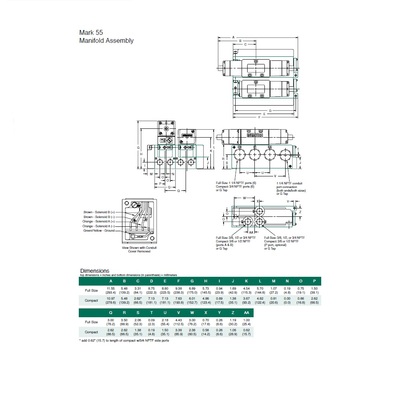 554SA42AK046T30 NUMATICS/AVENTICS SOLENOID VALVE/MANIFOLD<BR>MK55 SERIES 5/2 SPR RTN 120VAC 1/2" NPT, FLUSH M/O, PLG-IN AC CNTRL CONN. W/ LT